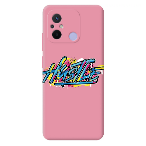 Xiaomi Redmi 12C No pain Pink Colored Silicone TPU Θήκη