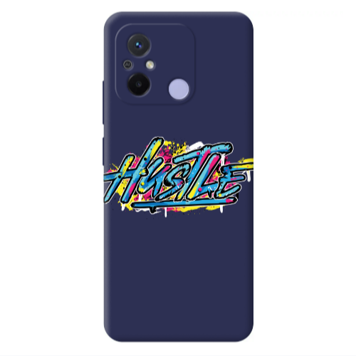 Xiaomi Redmi 12C No pain Dark blue Colored Silicone TPU Θήκη