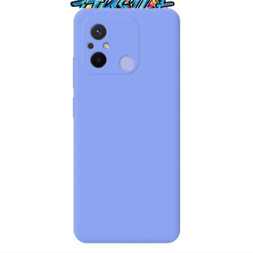 Xiaomi Redmi 12C No pain Light Purple Colored Silicone TPU Θήκη