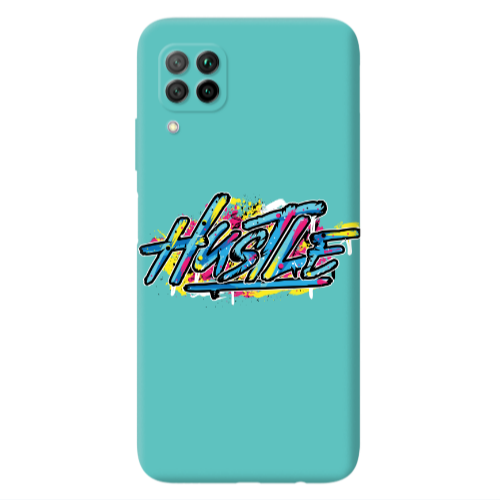 Huawei P40 Lite Hustle Turquoise Colored Silicone TPU Θήκη
