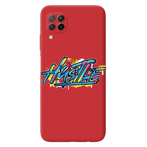 Huawei P40 Lite Hustle Red Colored Silicone TPU Θήκη