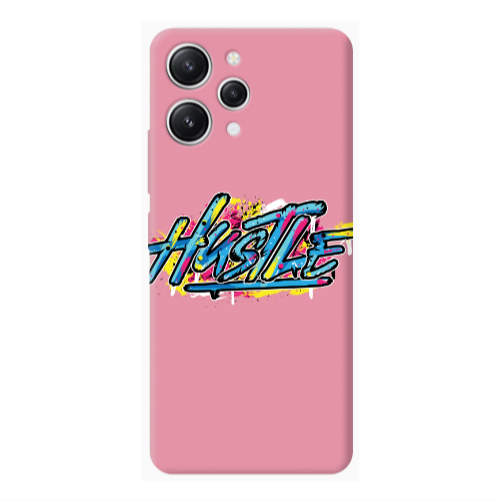 Xiaomi Redmi 12 No pain Pink Colored Silicone TPU Θήκη