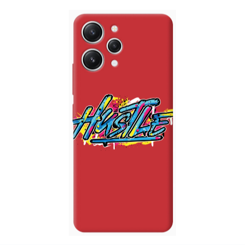 Xiaomi Redmi 12 No pain Red Colored Silicone TPU Θήκη