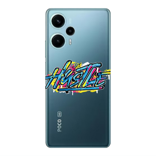 Xiaomi Poco F5 Hustle Transparent Silicone TPU Θήκη