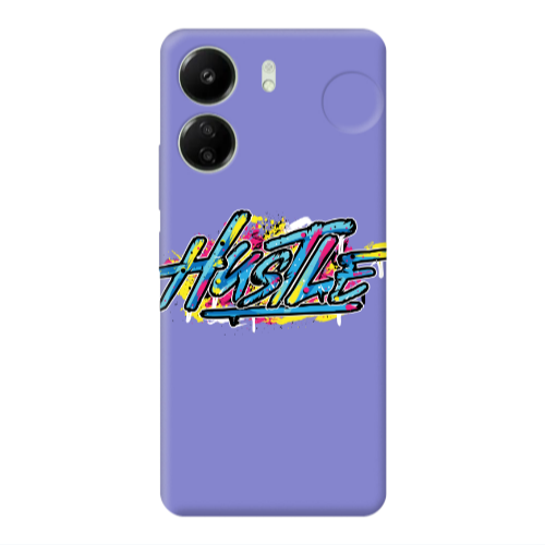 Xiaomi Redmi 13C No pain Purple Colored Silicone TPU Θήκη