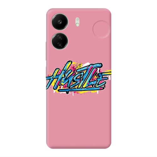 Xiaomi Redmi 13C No pain Pink Colored Silicone TPU Θήκη