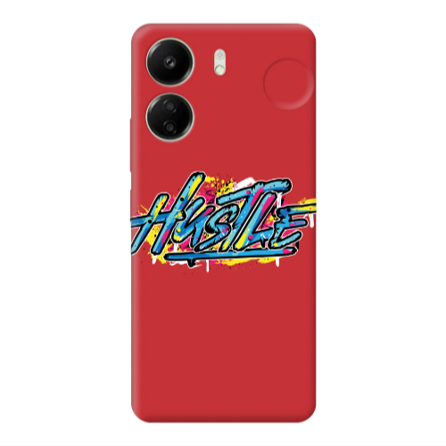 Xiaomi Redmi 13C No pain Red Colored Silicone TPU Θήκη