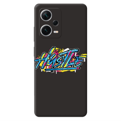 Xiaomi Poco X5 No pain Black Colored Silicone TPU Θήκη