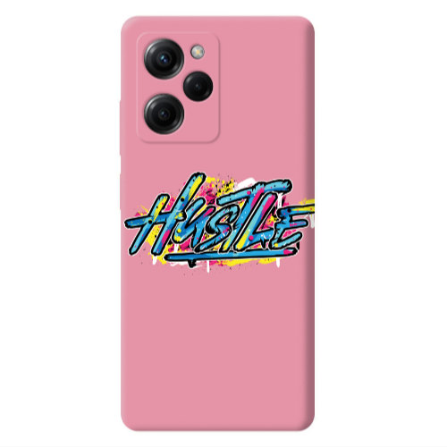 Xiaomi Poco X5 Pro No pain Pink Colored Silicone TPU Θήκη
