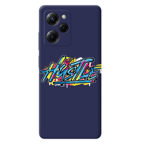 Xiaomi Poco X5 Pro No pain Dark blue Colored Silicone TPU Θήκη