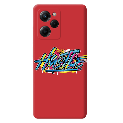 Xiaomi Poco X5 Pro No pain Red Colored Silicone TPU Θήκη