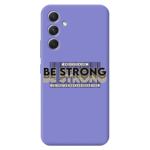Samsung A56 Positivemind Purple Colored Silicone TPU Θήκη