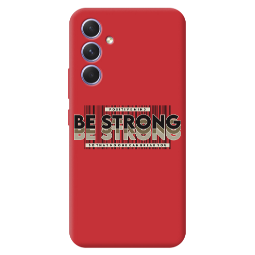 Samsung A56 Positivemind Red Colored Silicone TPU Θήκη