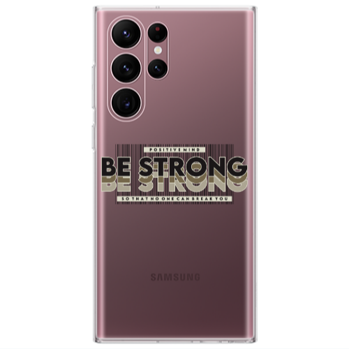 Samsung S22 Ultra Positivemind Transparent Silicone TPU Θήκη