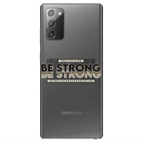 Samsung Note 20 Positivemind Transparent Silicone TPU Θήκη
