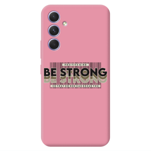 Samsung A54 Positivemind Pink Colored Silicone TPU Θήκη