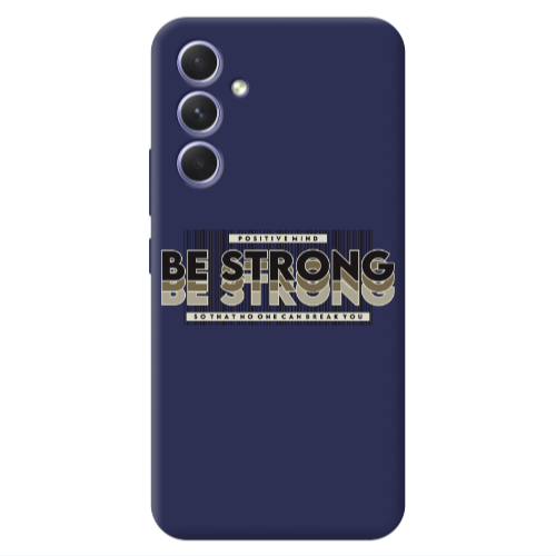 Samsung A54 Positivemind Dark blue Colored Silicone TPU Θήκη