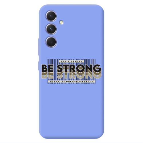 Samsung A54 Positivemind Light Purple Colored Silicone TPU Θήκη