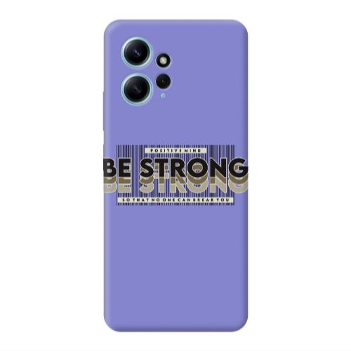 Xiaomi Redmi Note 12 4G Positivemind Purple Colored Silicone TPU Θήκη