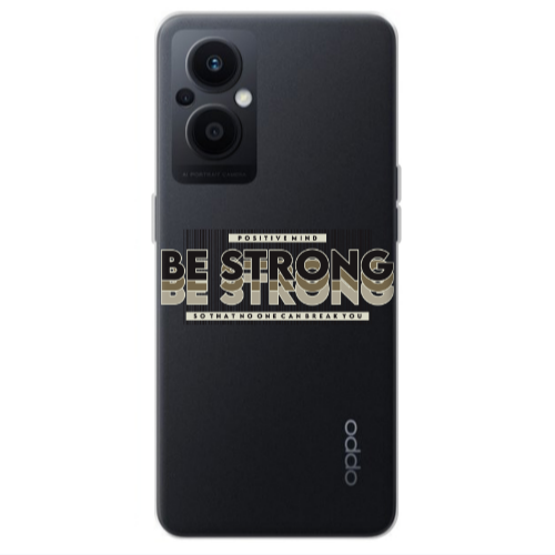 Oppo Reno 7 Lite Positivemind Transparent Silicone TPU Θήκη