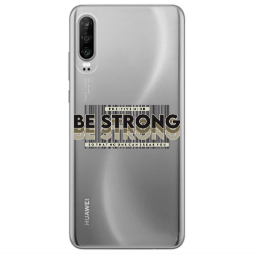 Huawei P30 Positivemind Transparent Silicone TPU Θήκη