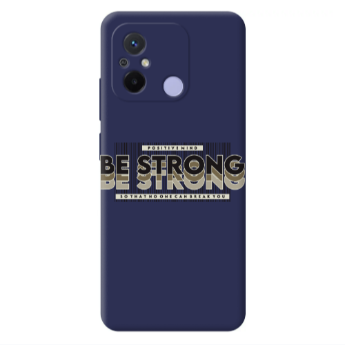 Xiaomi Redmi 12C Positivemind Dark blue Colored Silicone TPU Θήκη