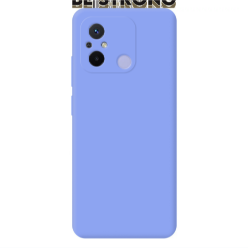 Xiaomi Redmi 12C Positivemind Light Purple Colored Silicone TPU Θήκη