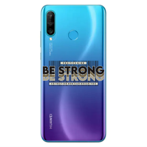 Huawei P30 Lite Positivemind Transparent Silicone TPU Θήκη