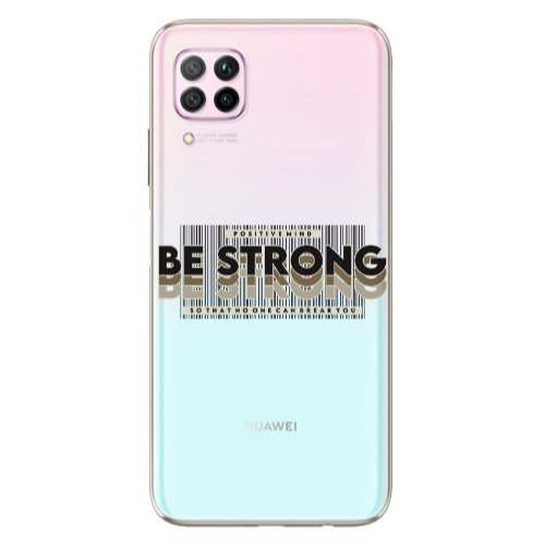 Huawei P40 Lite Positivemind Transparent Silicone TPU Θήκη