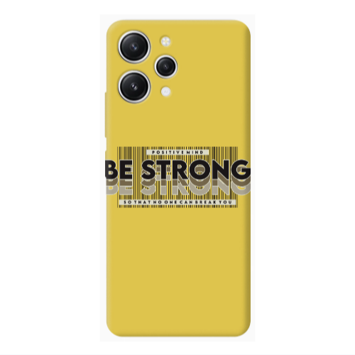 Xiaomi Redmi 12 Positivemind Yellow Colored Silicone TPU Θήκη