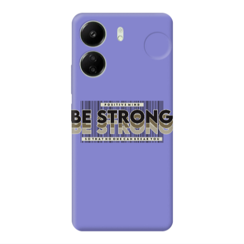 Xiaomi Redmi 13C Positivemind Purple Colored Silicone TPU Θήκη