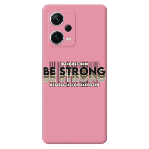Xiaomi Poco X5 Positivemind Pink Colored Silicone TPU Θήκη