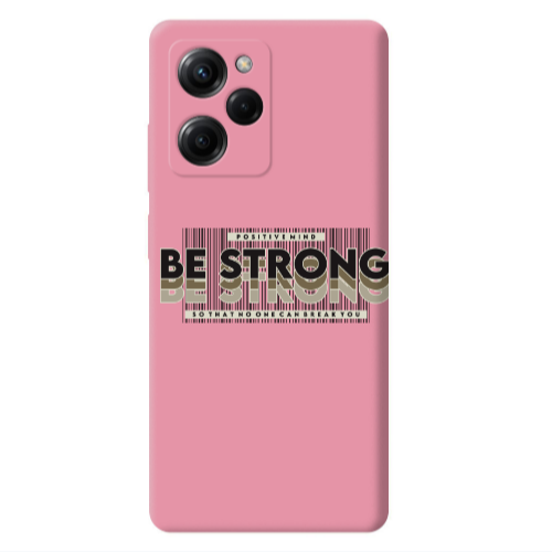 Xiaomi Poco X5 Pro Positivemind Pink Colored Silicone TPU Θήκη
