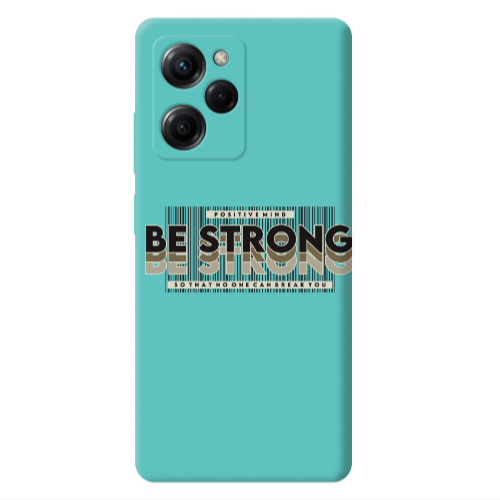 Xiaomi Poco X5 Pro Positivemind Turquoise Colored Silicone TPU Θήκη