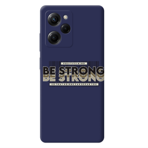 Xiaomi Poco X5 Pro Positivemind Dark blue Colored Silicone TPU Θήκη