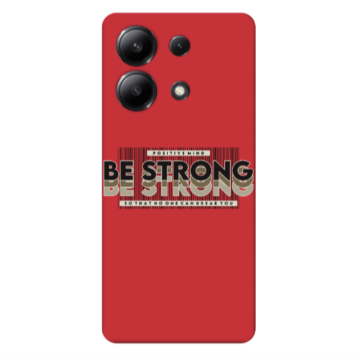 Xiaomi Redmi Note 13 4G Positivemind Red Colored Silicone TPU Θήκη