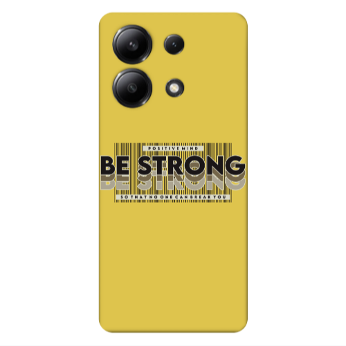 Xiaomi Redmi Note 13 4G Positivemind Yellow Colored Silicone TPU Θήκη