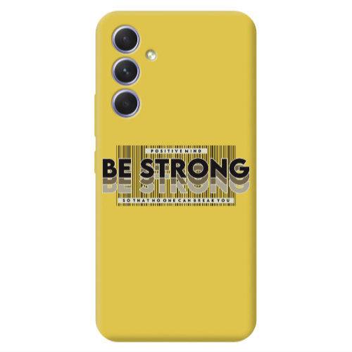 Samsung A35 Positivemind Yellow Colored Silicone TPU Θήκη