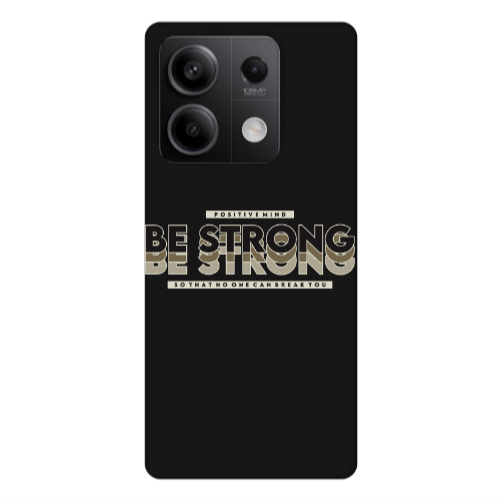 Xiaomi Redmi Note 13Pro 5G Positivemind Black Colored Silicone TPU Θήκη