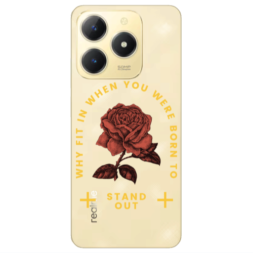 Realme C61 Stand out Transparent Silicone TPU Θήκη
