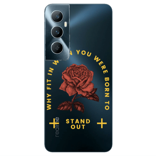 Realme C65 Stand out Transparent Silicone TPU Θήκη