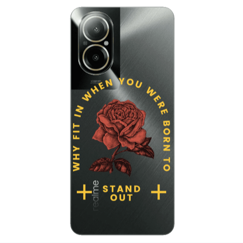 Realme C67 Stand out Transparent Silicone TPU Θήκη