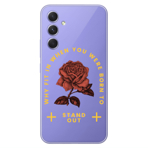 Samsung A36 Stand out Transparent Silicone TPU Θήκη