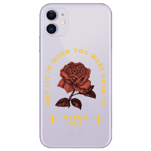 Apple iPhone 11  Stand out Transparent Silicone TPU Θήκη