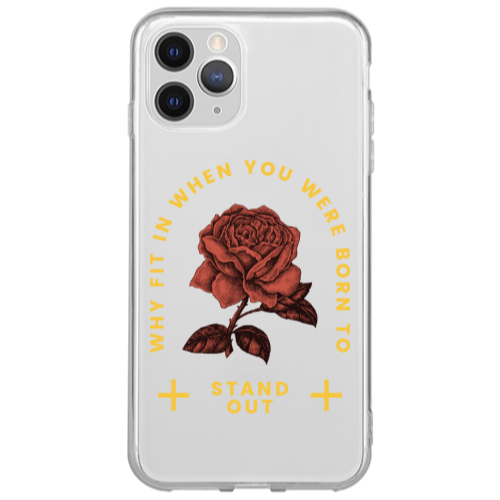 Apple iPhone 13 Pro Max Stand out Transparent Silicone TPU Θήκη