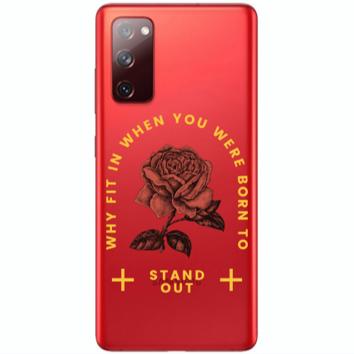Samsung S20 FE Stand out Transparent Silicone TPU Θήκη