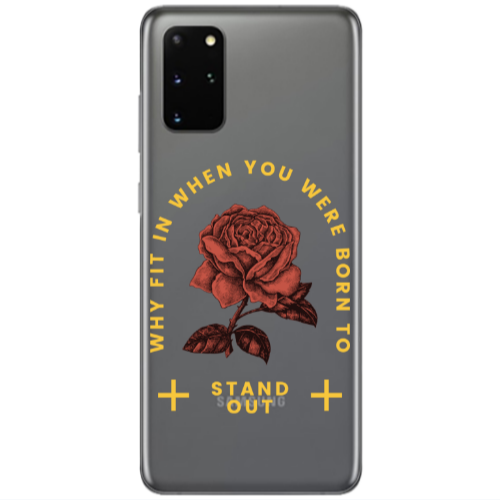 Samsung S20 Plus Stand out Transparent Silicone TPU Θήκη