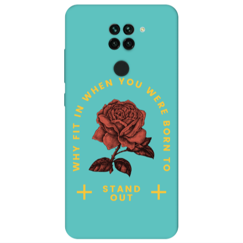 Xiaomi Redmi Note 9 Stand out Turquoise Colored Silicone TPU Θήκη