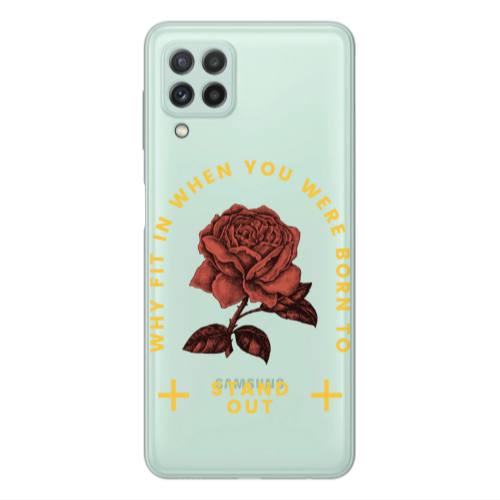 Samsung A22 4G Stand out Transparent Silicone TPU Θήκη