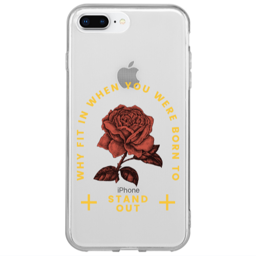 Apple iPhone 7 Plus Stand out Transparent Silicone TPU Θήκη